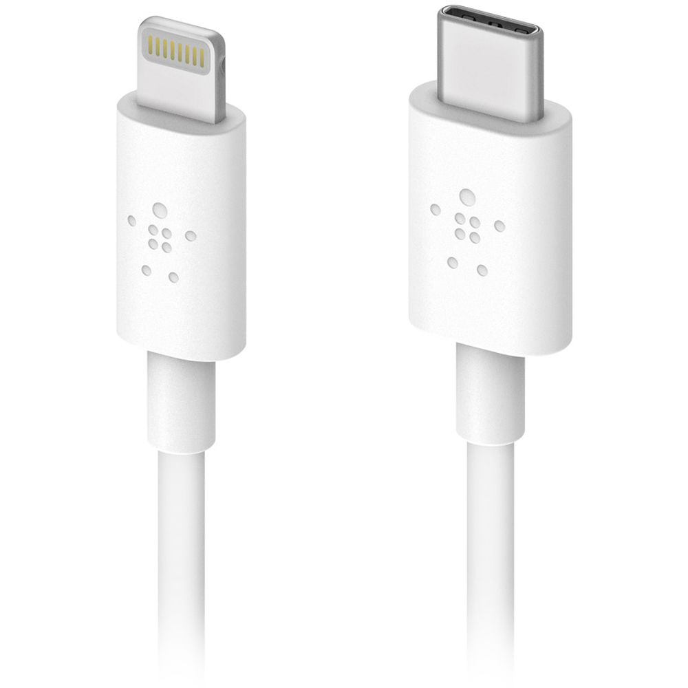 Belkin MIXIT Lightning to USB Type-C ChargeSync Cable 12m - F8J239bt04-WHT