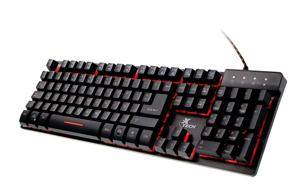 Kit Teclado Mouse Gamer Xtech Revenger Wired Multimedia Keyboard - XTK-520S