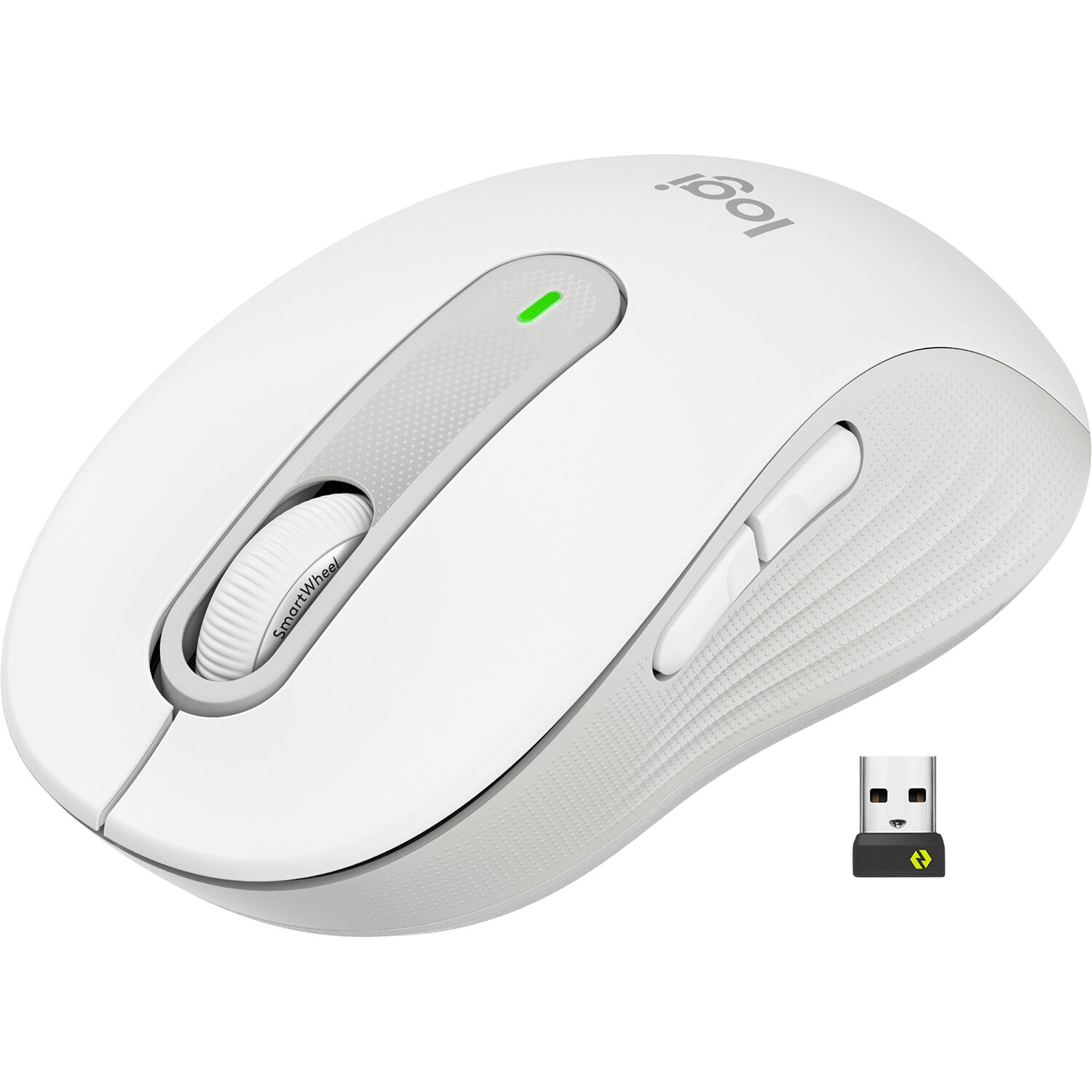 Mouse Logitech Signature M650 Large Wireless RF + Bluetooth 2000 dpi Blanco - 910-006233