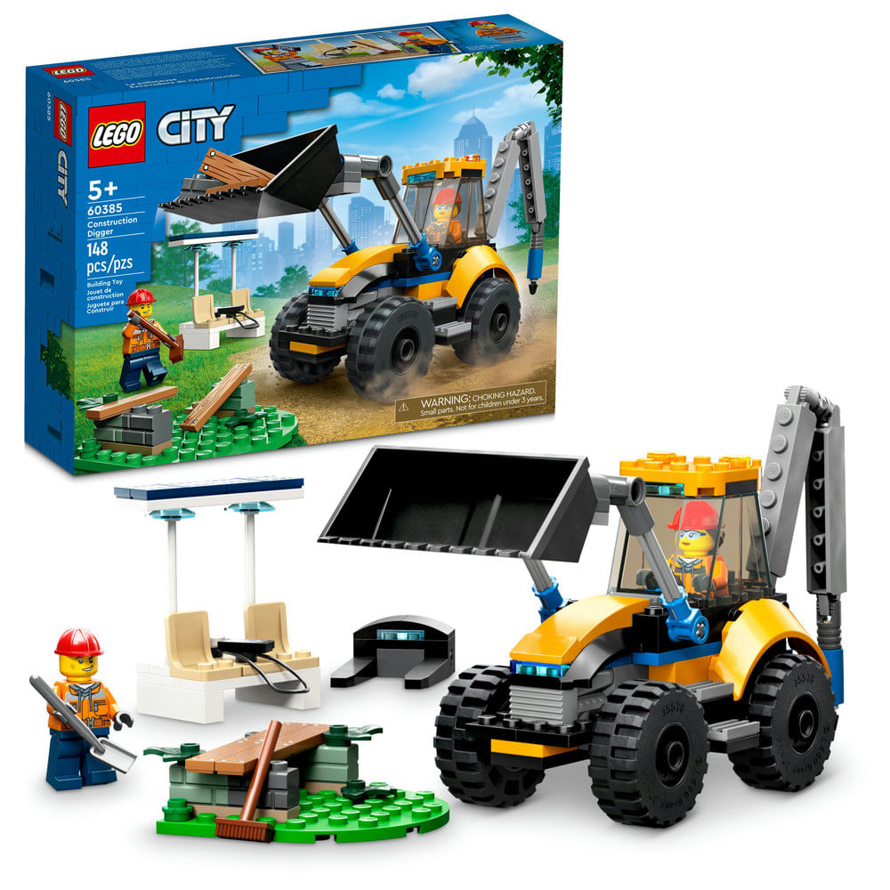 Lego 60385 Excavadora de Obra