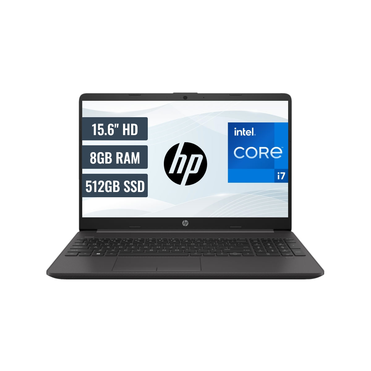 Laptop HP 250 G9 Intel Core i7-1255U 8GB RAM 512GB SSD 15.6 HD FreeDos