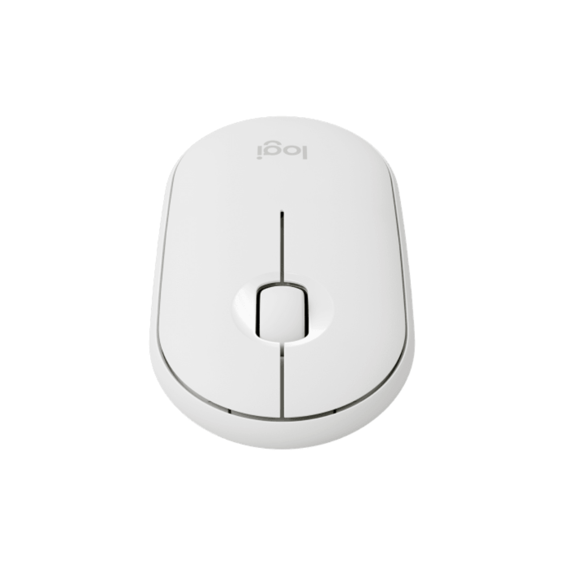 Mouse Logitech M350 Pebble Inalambrico Silencioso con Bluetooth Blanco