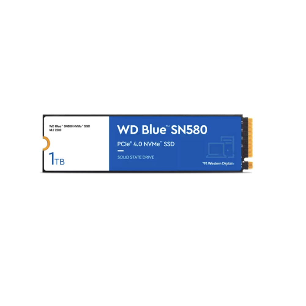 Disco SSD Western Digital Blue SN580 1TB NVMe M2 2280 PCIe Gen4 NVMe