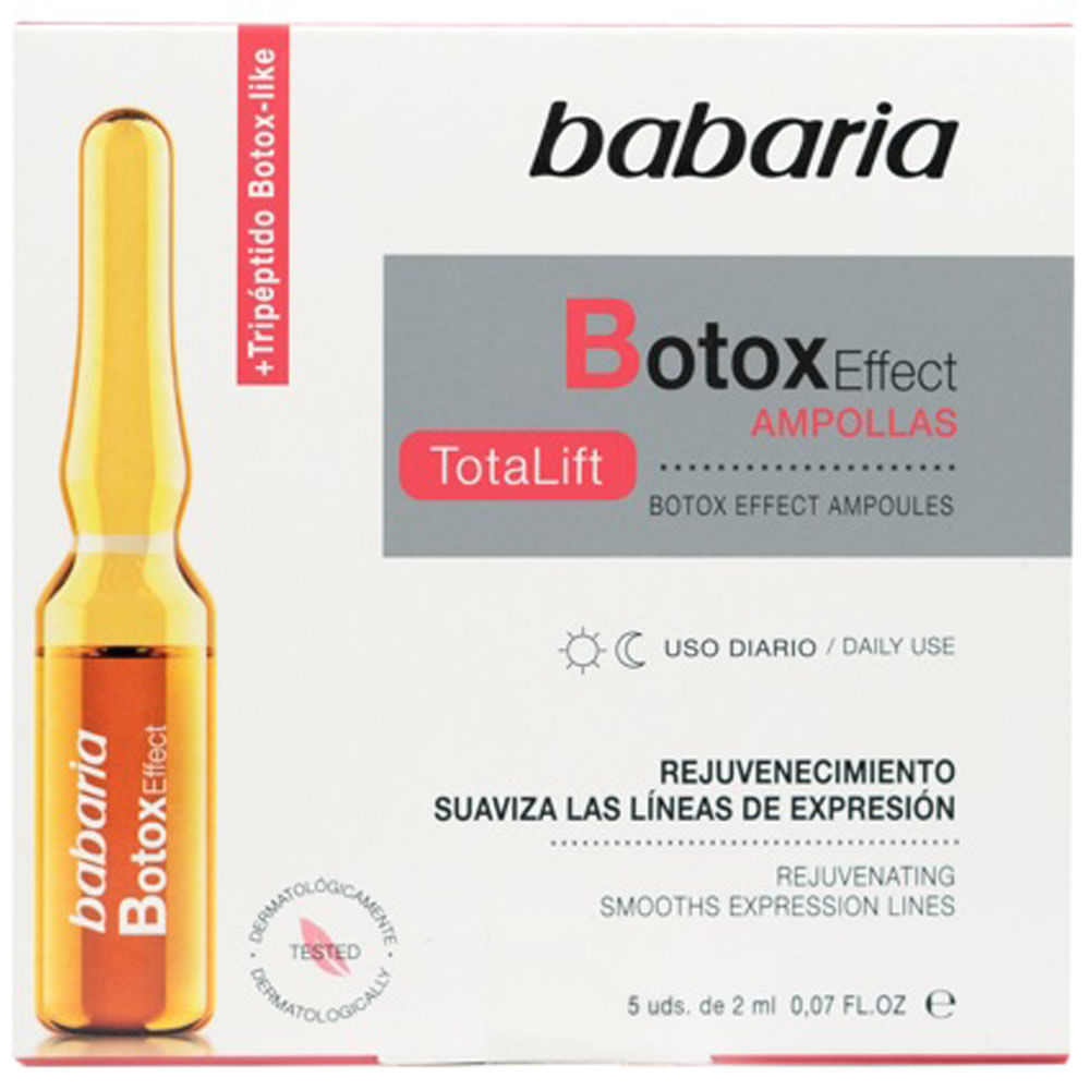 Ampollas Botox Effect TotalLift BABARIA Caja 2ml