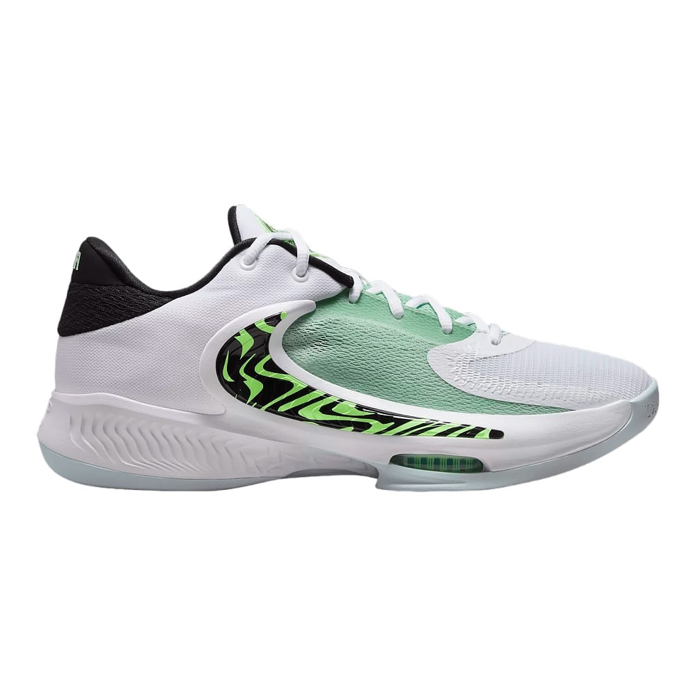 Zapatillas Nike FREAK 4 GREEK COASTLINE talla 8US verde con blanco para hombre
