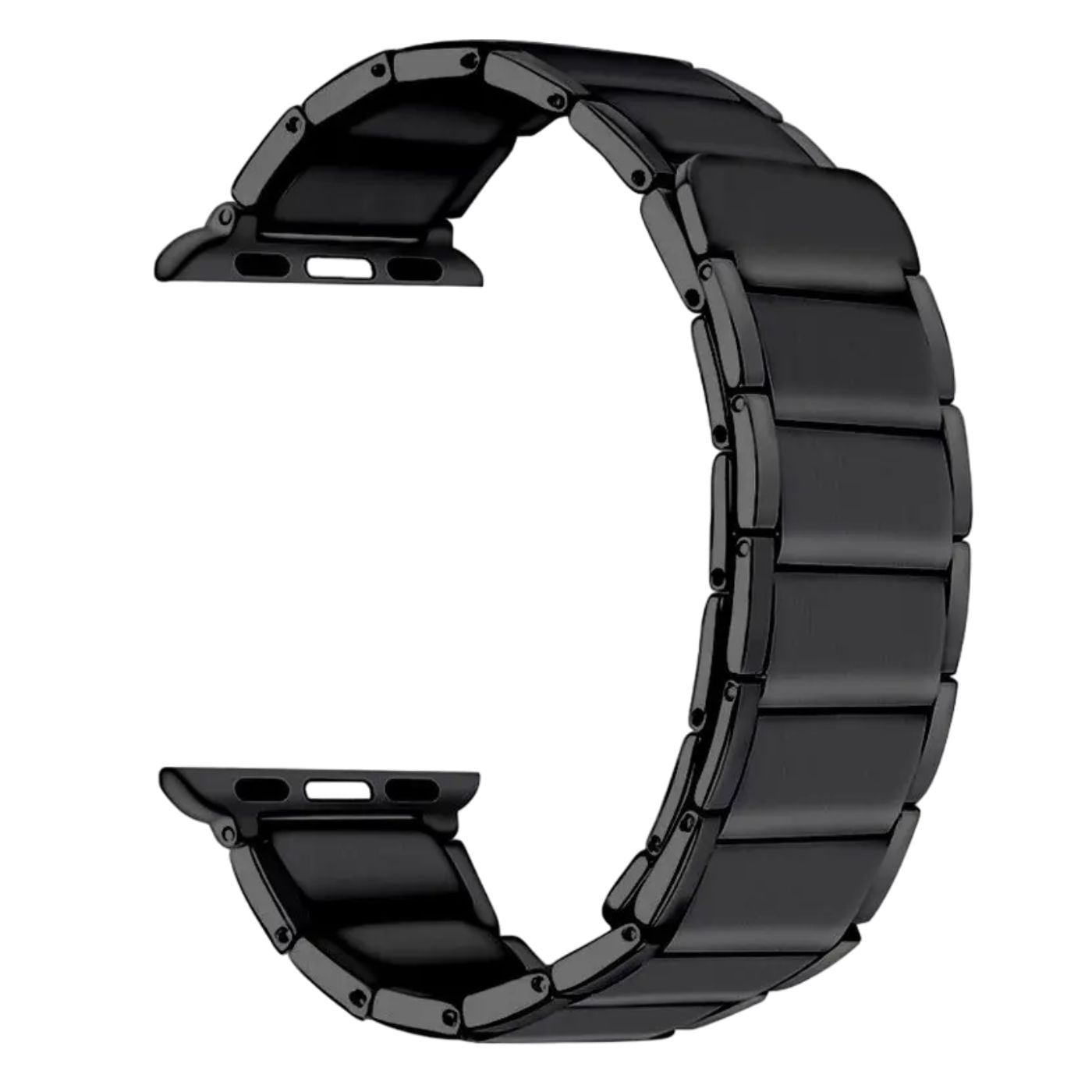 Correa para Apple watch y Smart watch de Acero Inoxidable Chain Two Section Color Negro