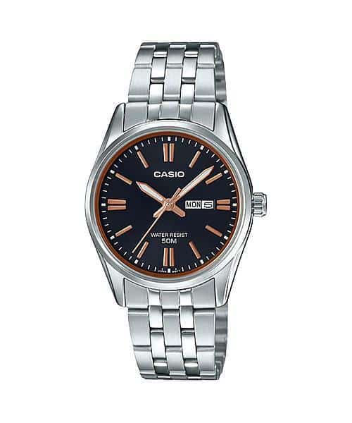 Reloj Casio Ltp-1335d-1a2v Plateado Mujer