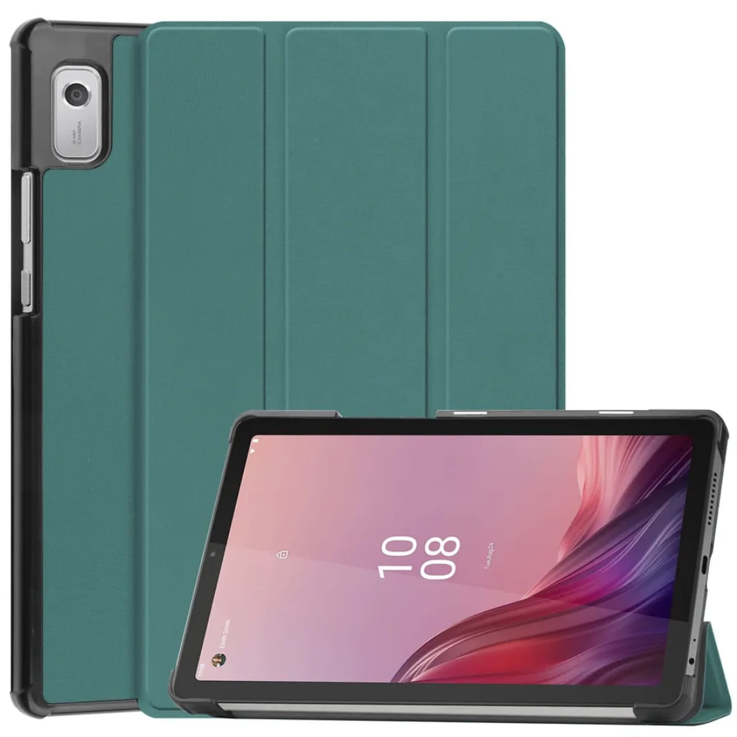 Funda Bookcover para Tablet Lenovo M9 Verde
