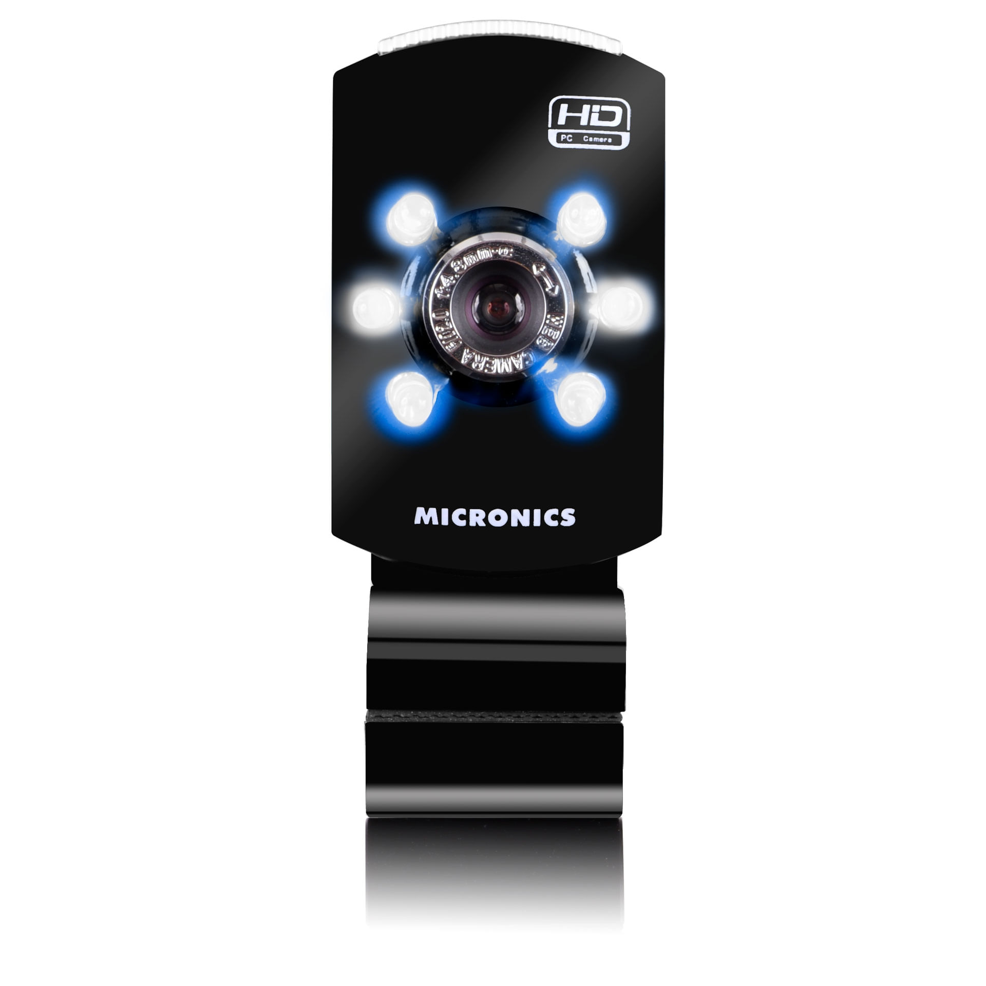 Cámara Web con Micrófono Led Azul Micronics Othelo W360