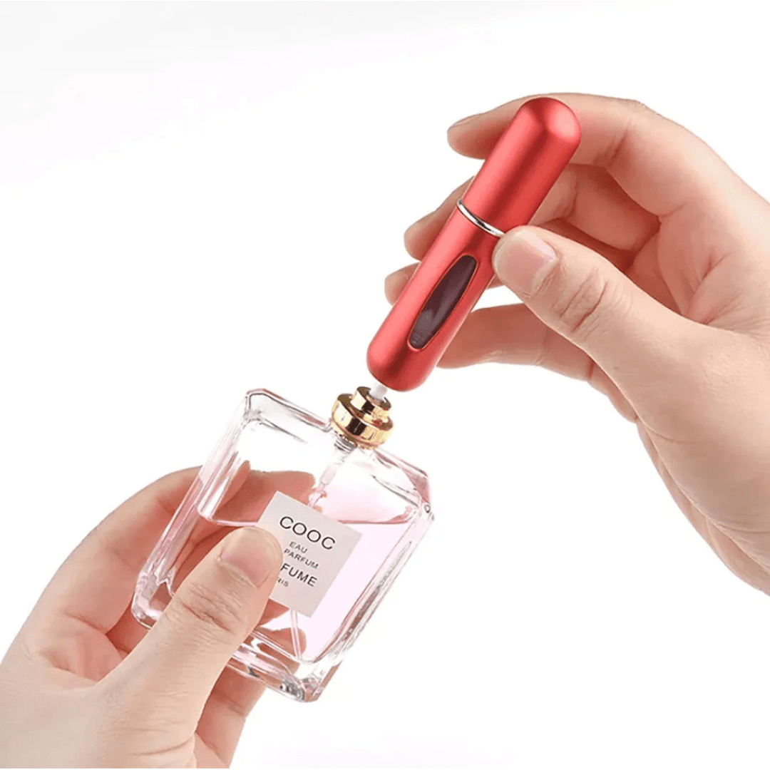 Pack x2 Atomizador Dispensador Cápsula de Perfume Para Viaje 5ml