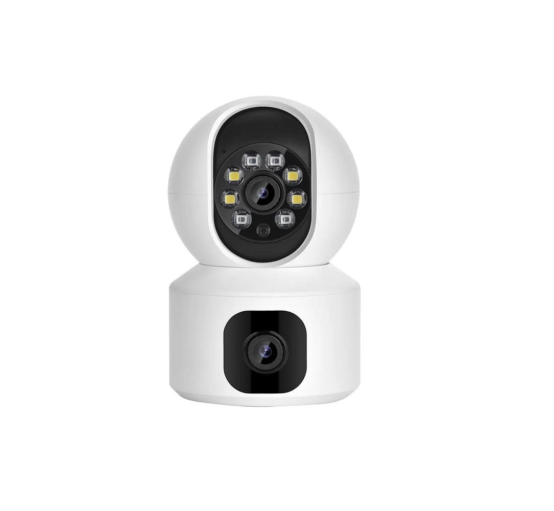 Cámara Interior VESAFE 1080P HD WiFi vigilancia detección movimiento doble lente