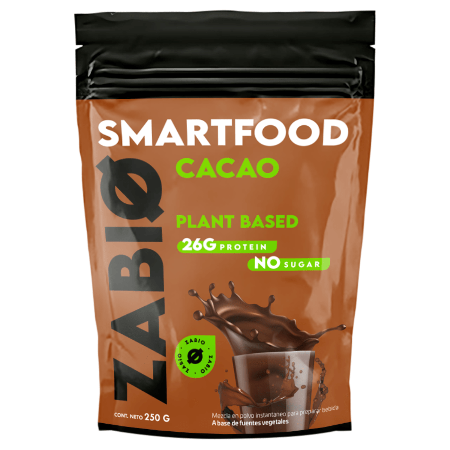 Batido Nutricional ZABIO Smartfood Cacao Doypack 250g