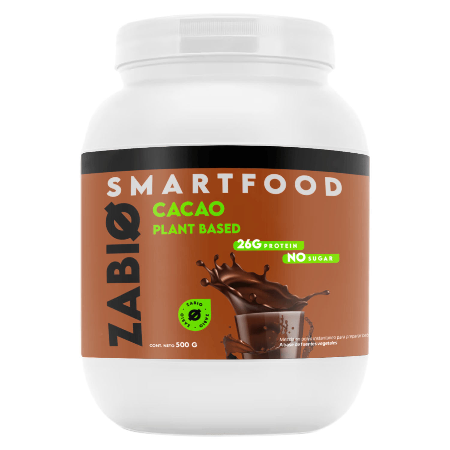 Batido Nutricional ZABIO Smartfood Cacao Pote 500g