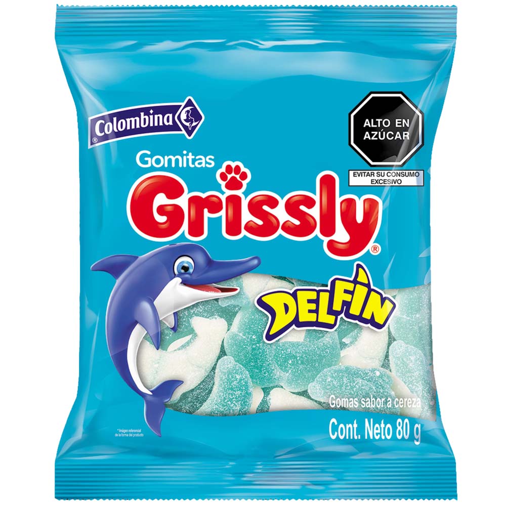 Gomitas GRISSLY Delfín Bolsa 80g