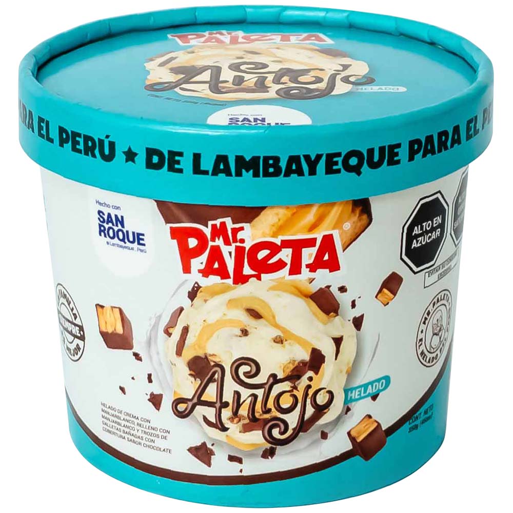 Helado King Kong Antojo MR PALETA Pote 460ml