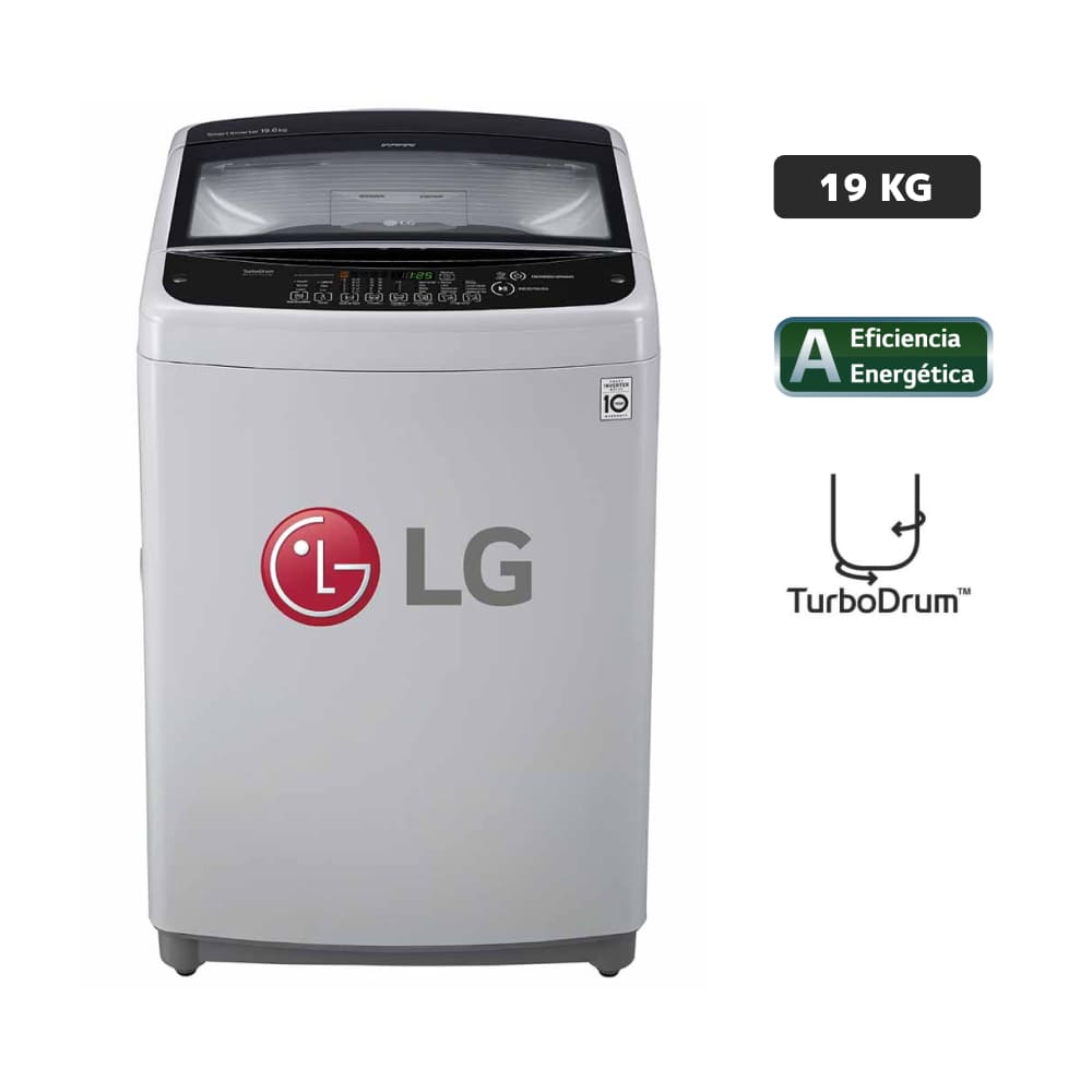 Lavadora LG Carga Superior 19Kg WT19DSB Gris