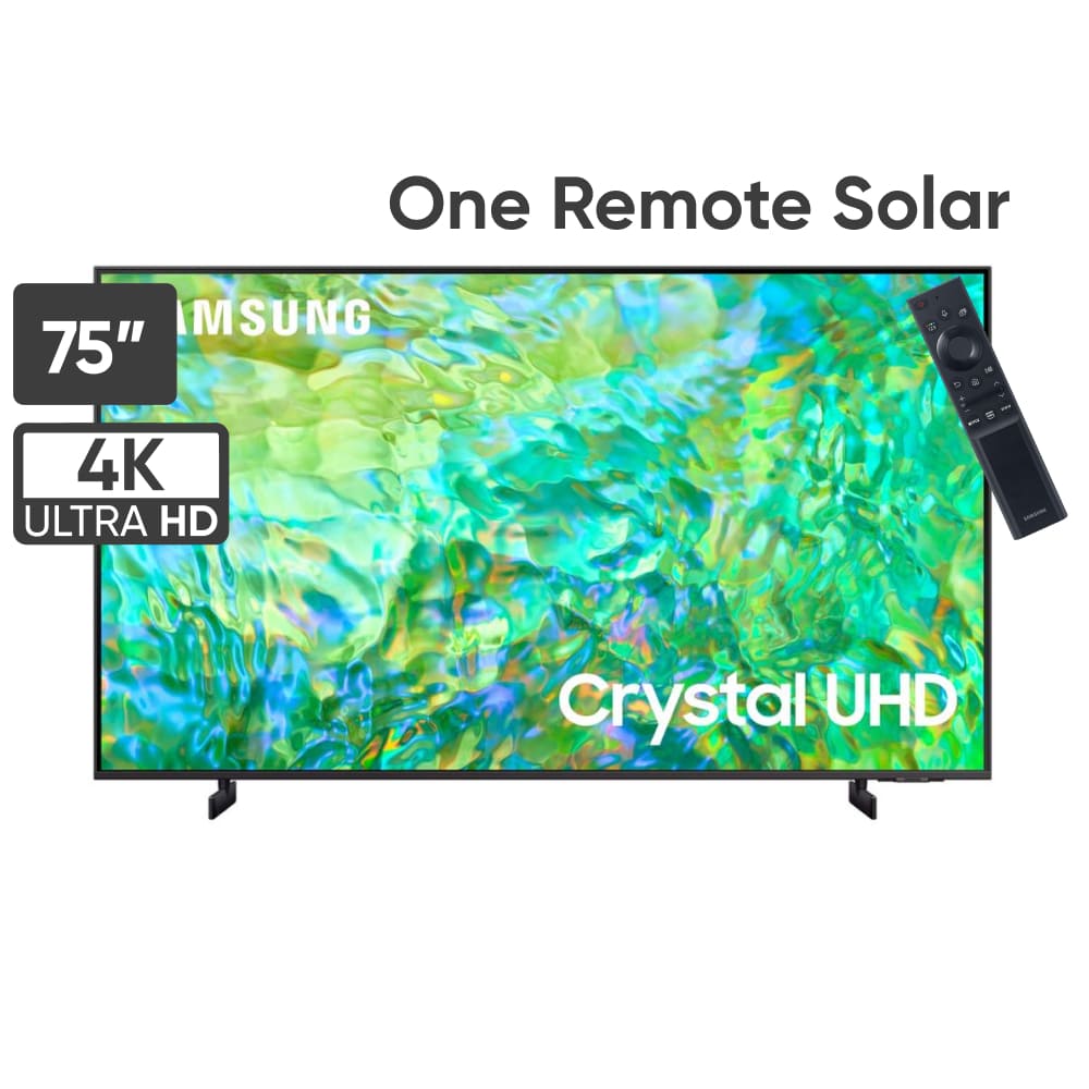 Televisor SAMSUNG Crystal UHD 75" 4K Smart TV UN75CU8000GXPE (2023)