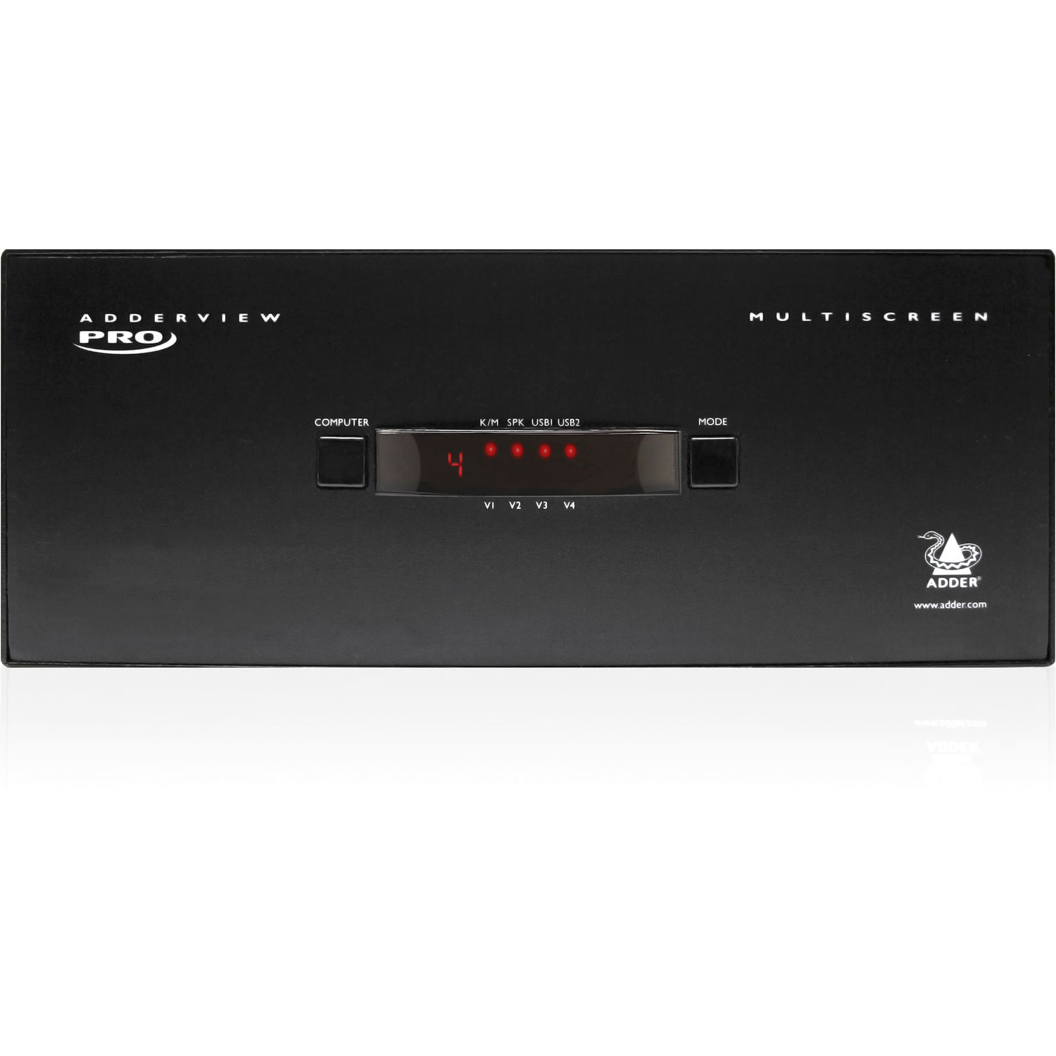 Switch de Video y Periféricos Adder Adderview 4 Pro Dual Link Dvi I Un Cabezal de Video