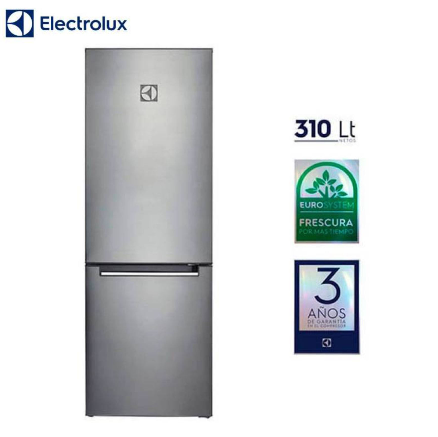 Refrigeradora ELECTROLUX ERT32G2KSQS Frost Inox 310 Litros