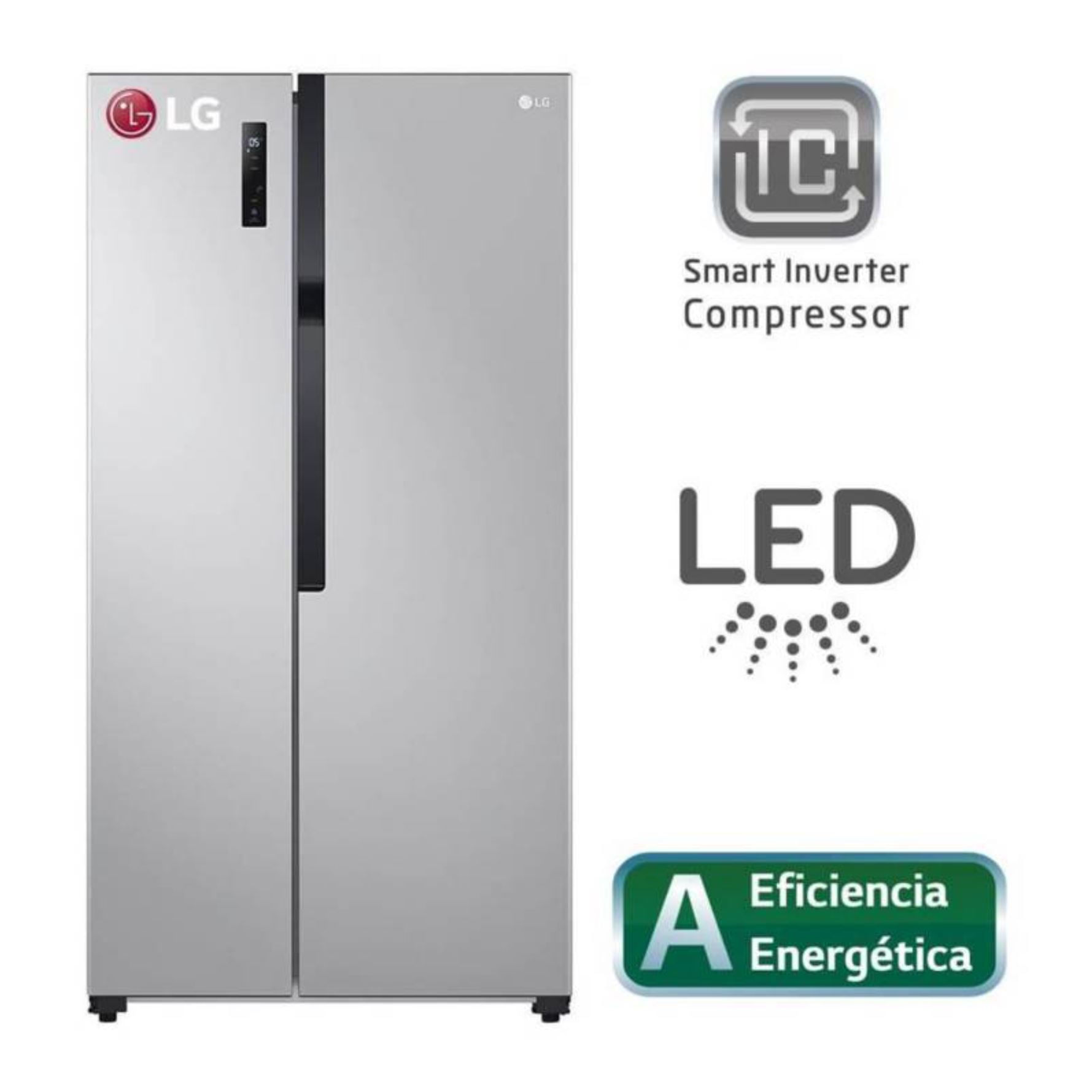 Refrigeradora LG LS51BPP Side By Side No Frost 508 Litros