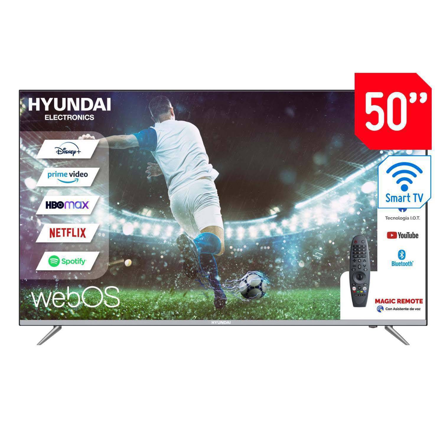 Televisor HYUNDAI 50 HYLED5017W4KM LED UHD 4K Smart TV WebOS