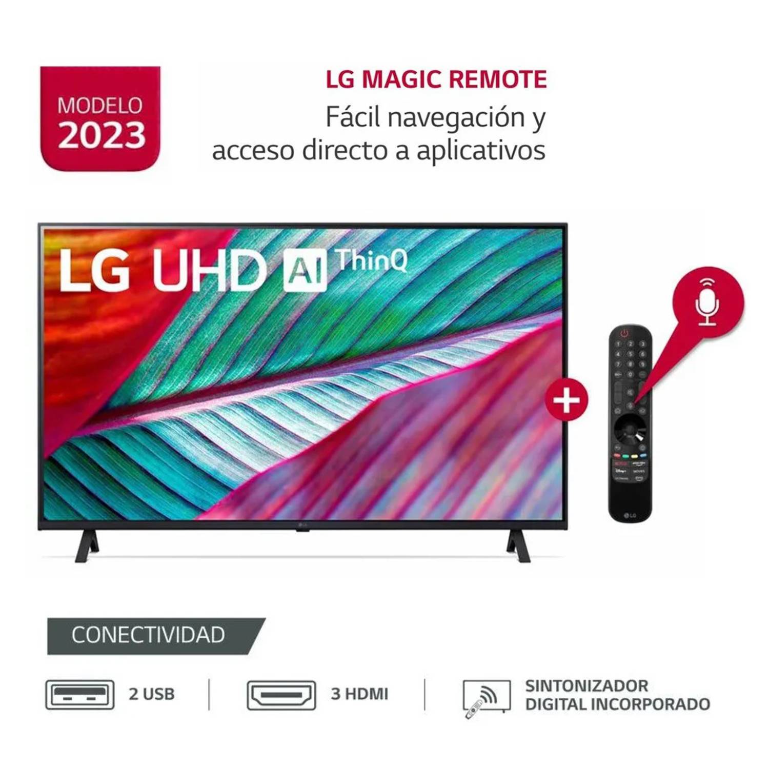 Televisor LG 55 LED 4K UHD ThinQ AI Smart 55UR8750PSA 2023