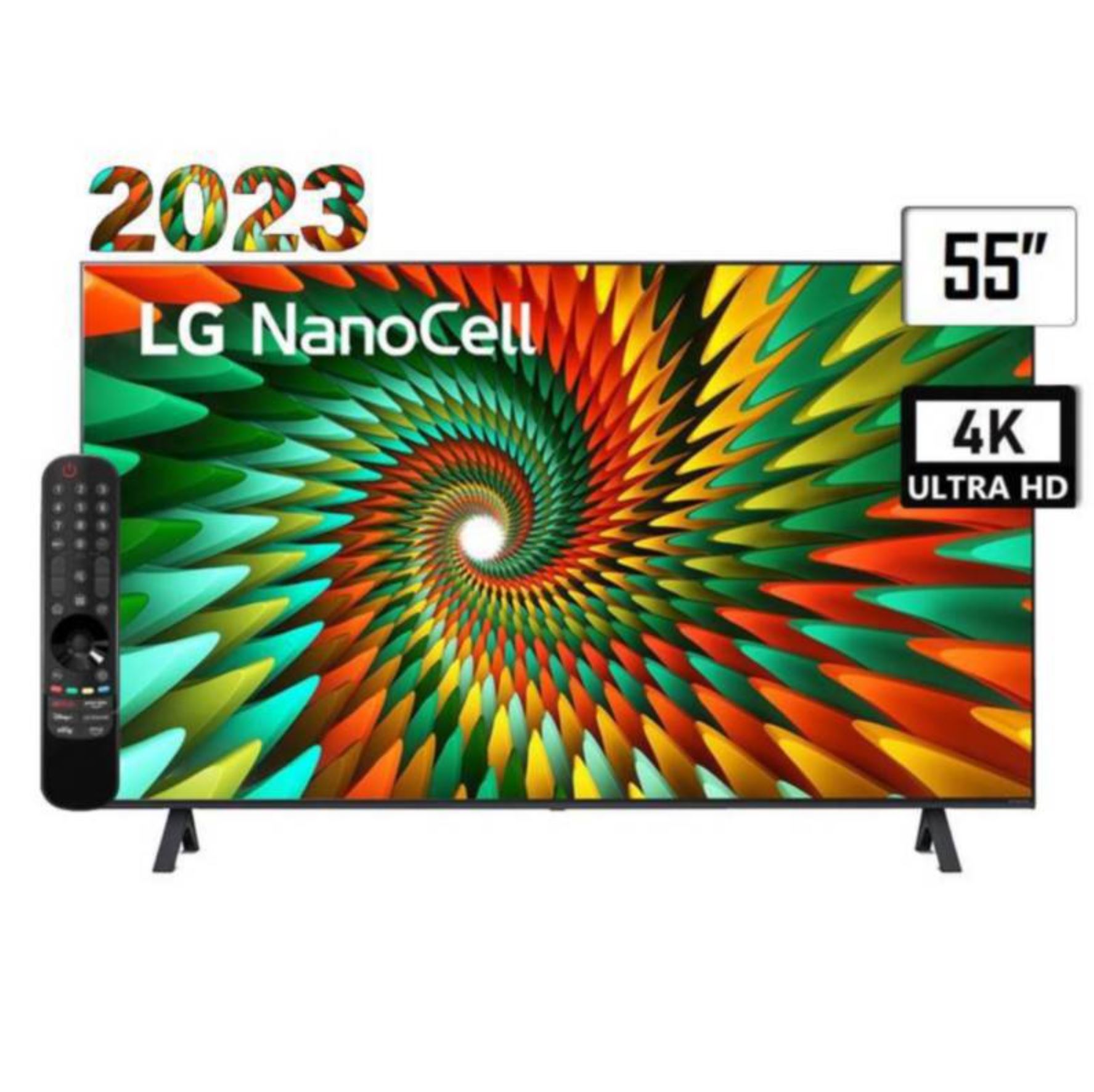 Televisor LG 55 55NANO77SRA NanoCell 4K ThinQ AI Smart TV 2023