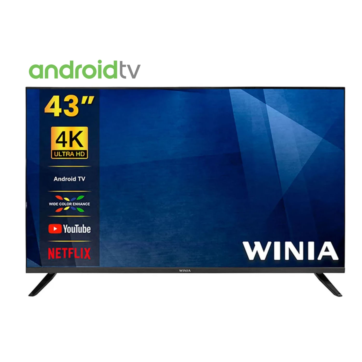 Televisor Winia 43 U43B900BQS UHD Android 11