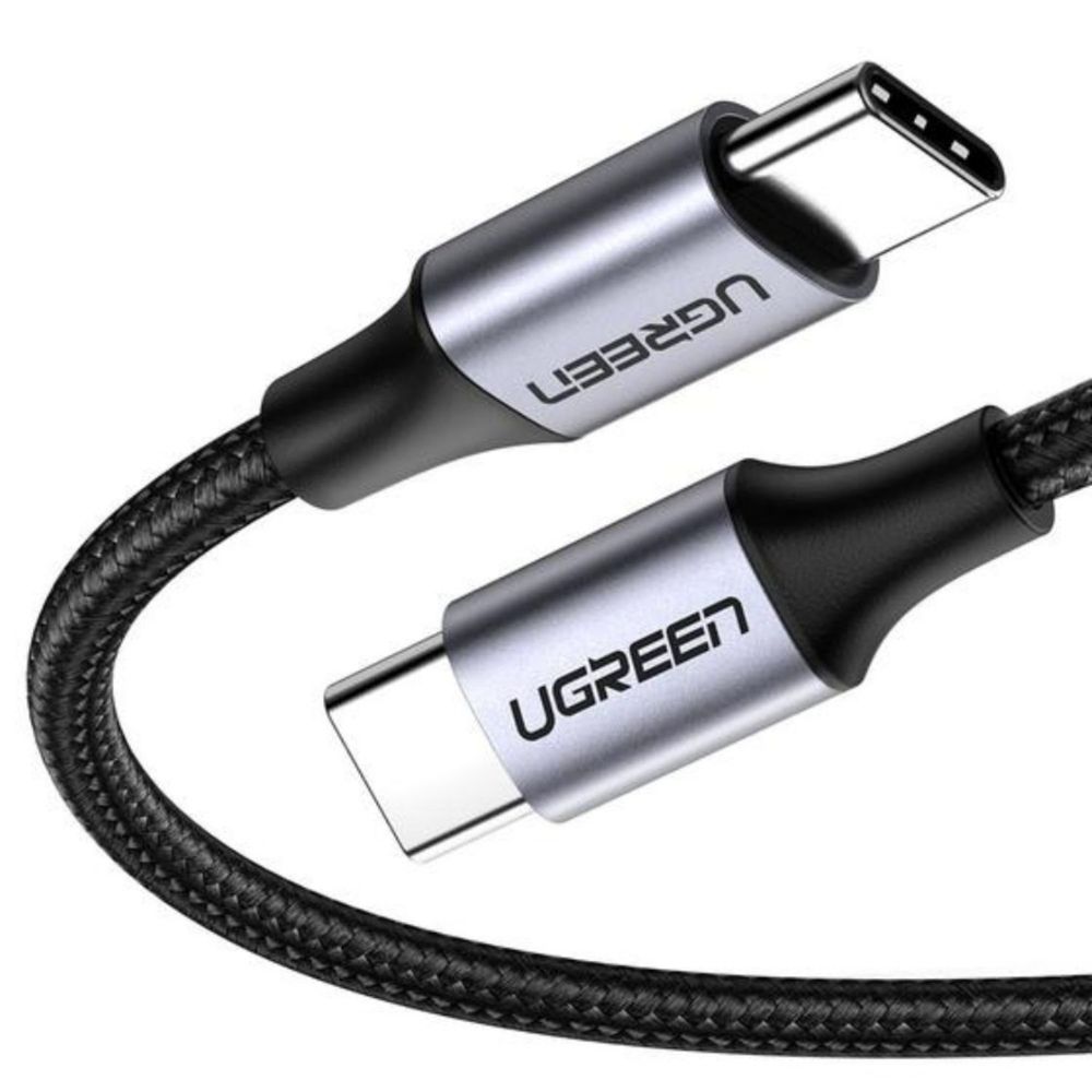 Cable de Carga Ugreen con Puertos USB-C 1mt Negro