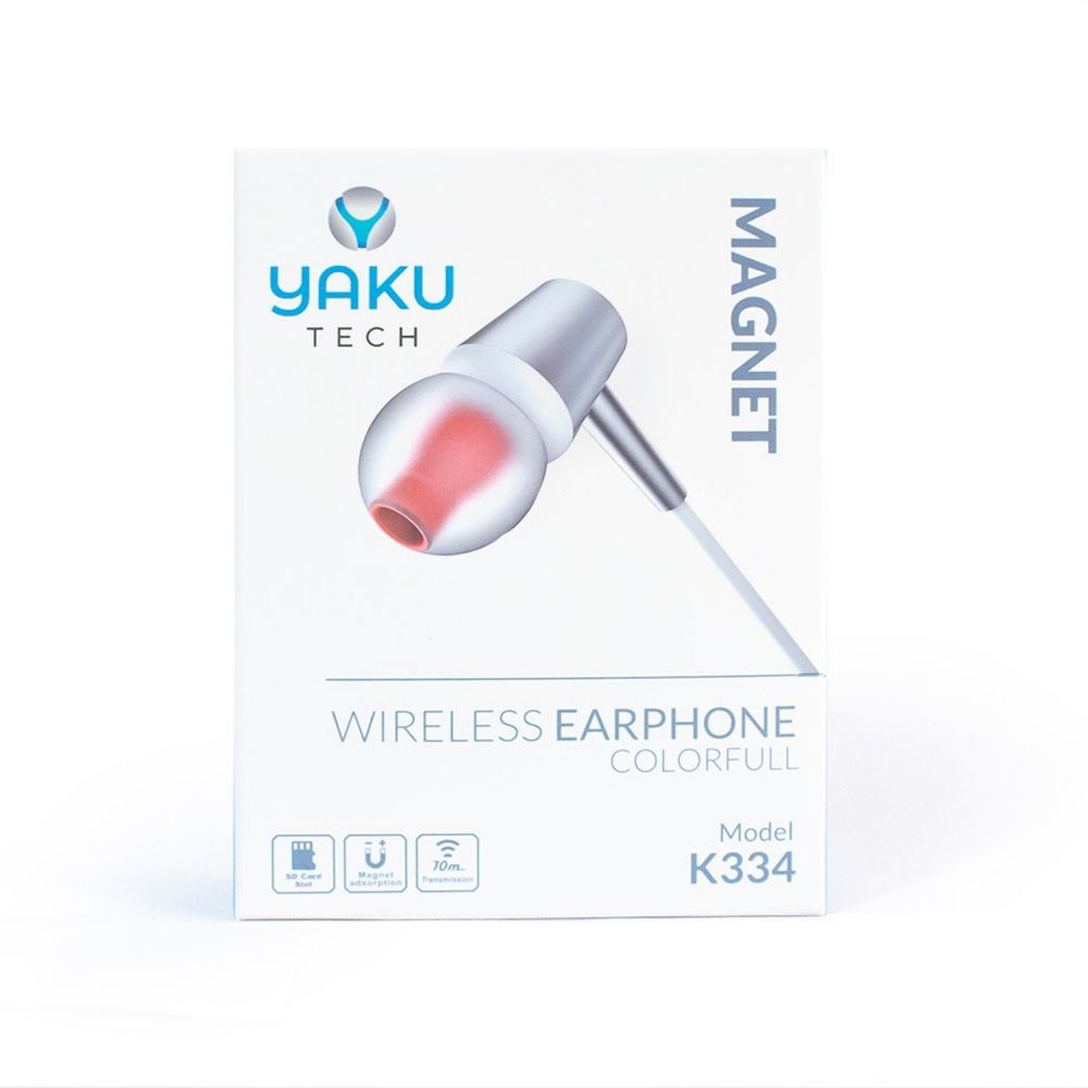 Audífonos Bluetooth Yaku Tech K334 Blanco