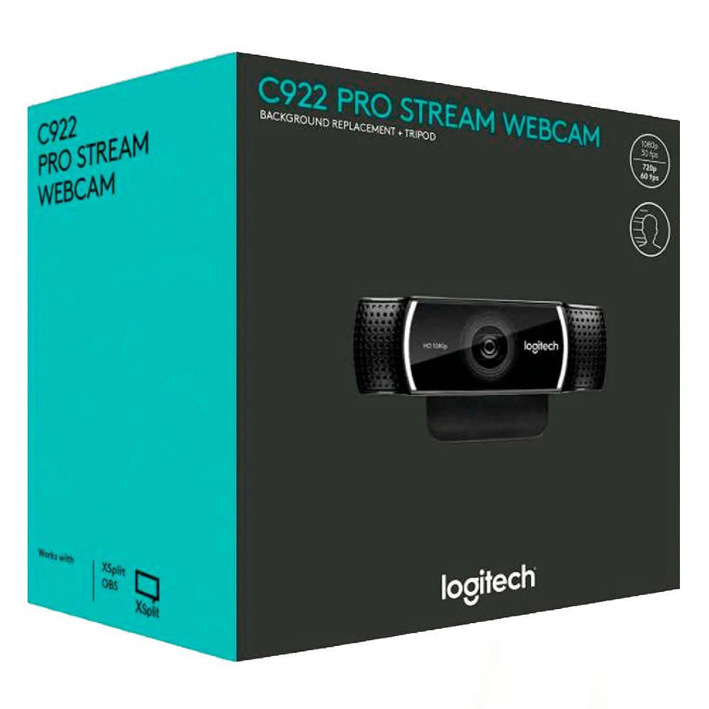 Webcam Logitech C9222 Pro Negro