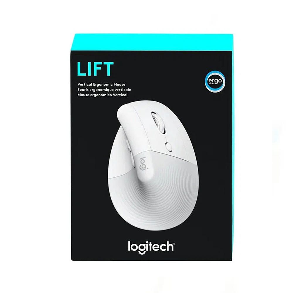 Mouse Logitech Lift Vertical Blanco