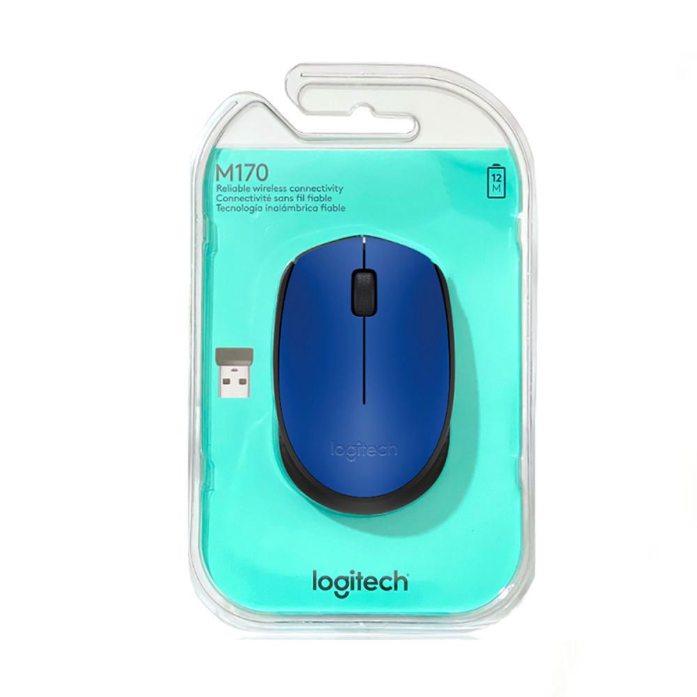 Mouse Logitech M170 Inalámbrico Azul