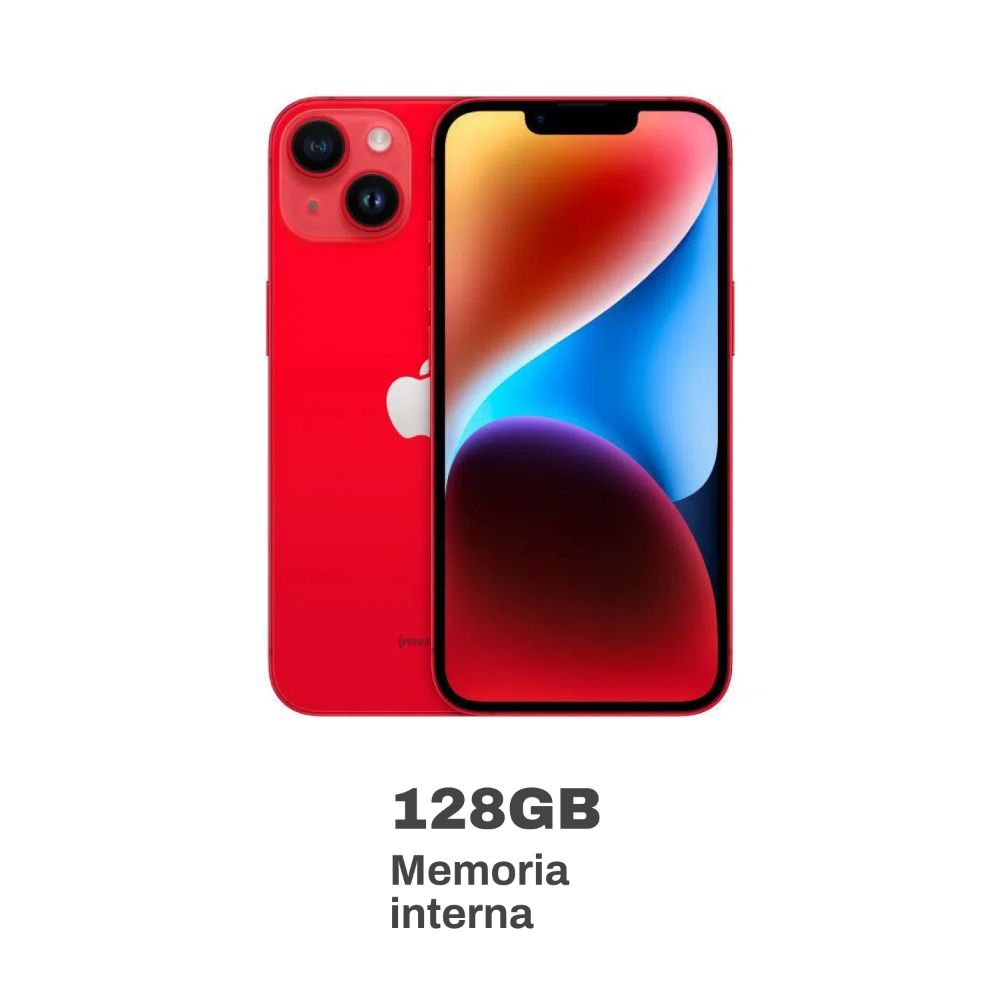 Apple iPhone 14 6.1" 128GB Rojo