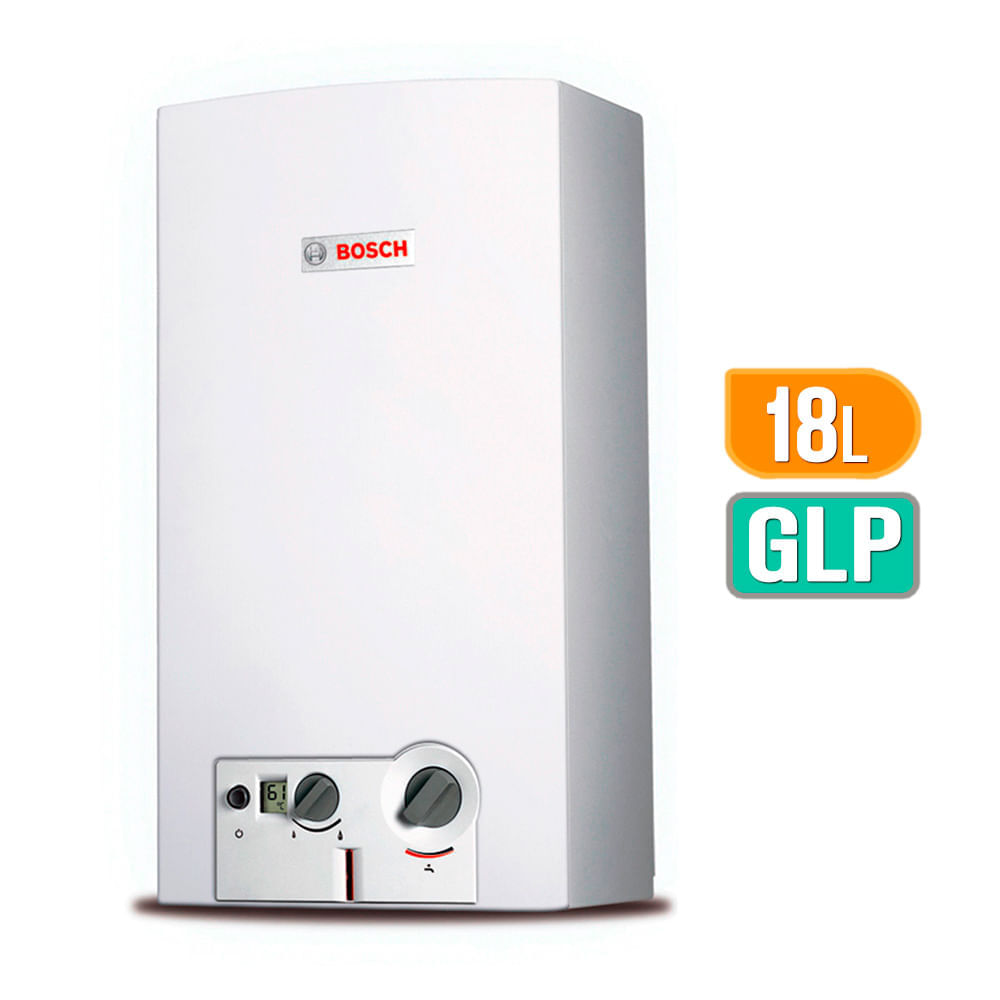 Calentador a gas GLP 18 litros Compact2 Bosch
