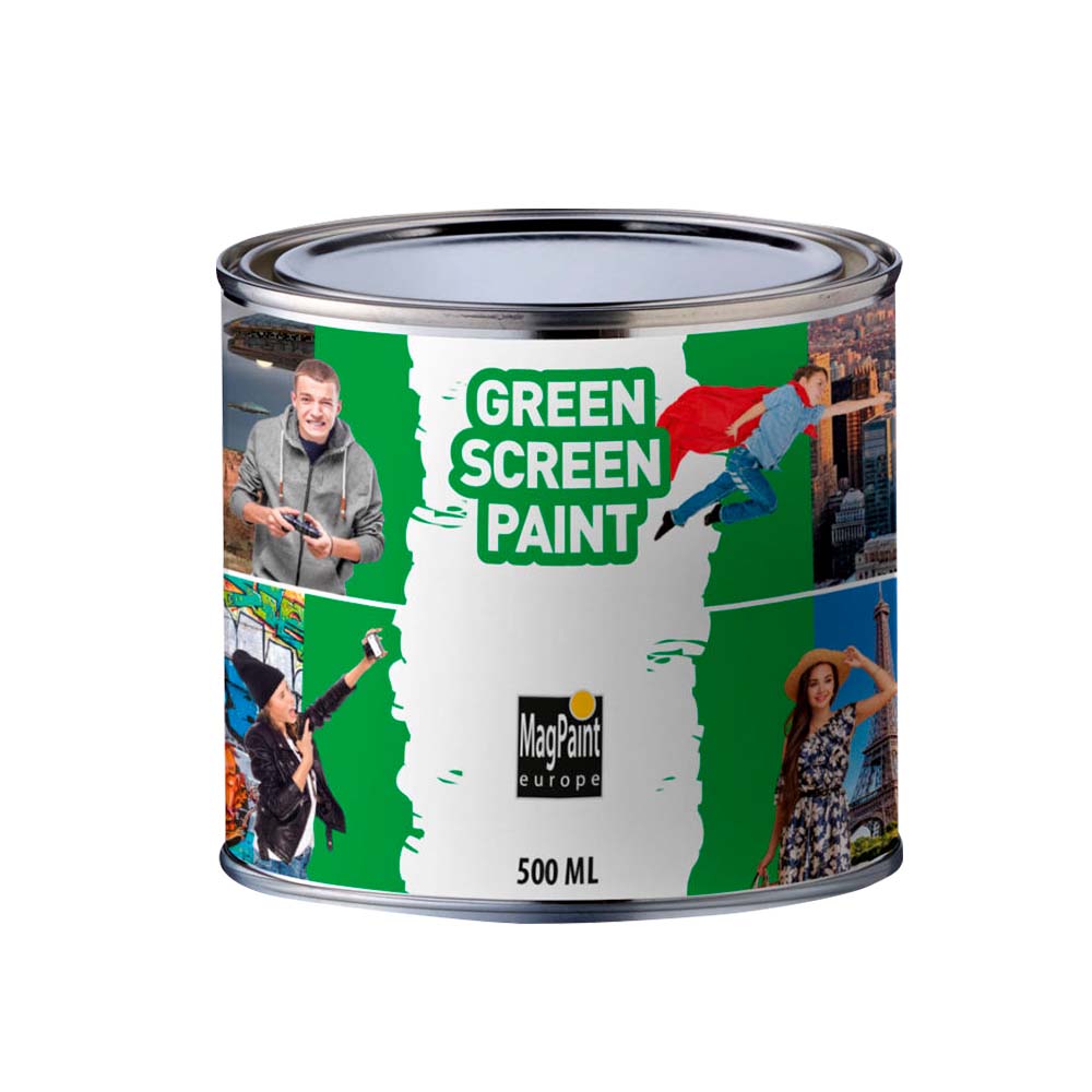 Pintura Editable GreenScreenPaint para Chromakey Magpaint 500ml Verde Mate