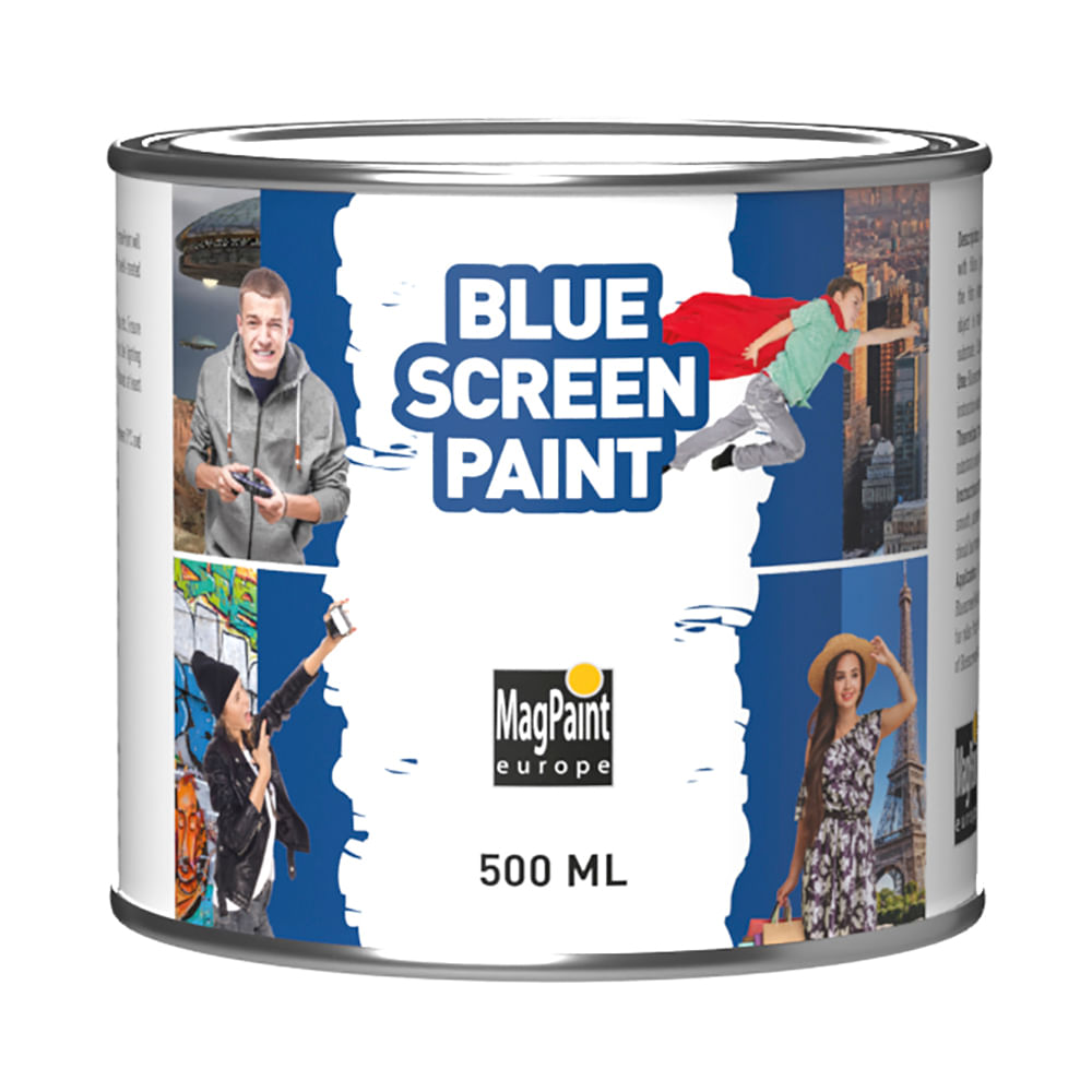Pintura Editable BlueScreenPaint para Chromakey Magpaint 500ml Azul Mate