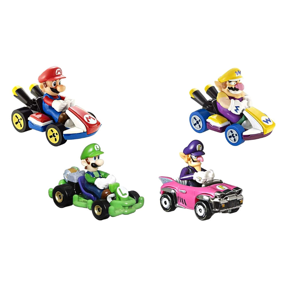 Set de Carritos Hot Wheels Mario Bros Modelo 2