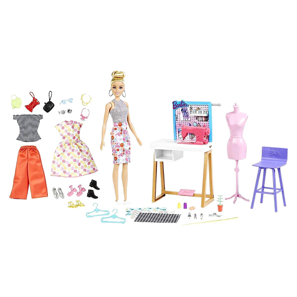 Muñeca Barbie La Película Diseñadora de Modas con accesorios