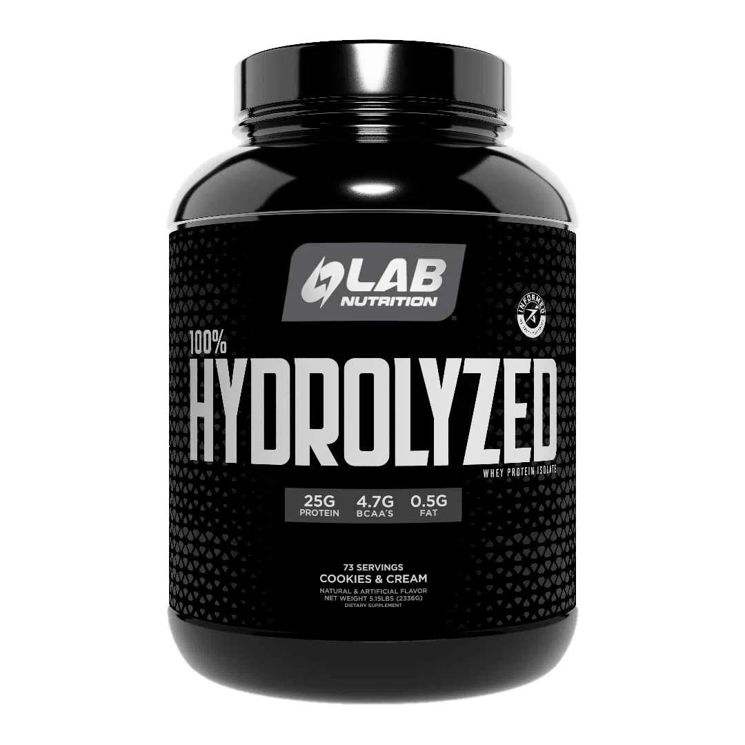 100 Hydrolyzed Protein Cookies and Cream 5lb