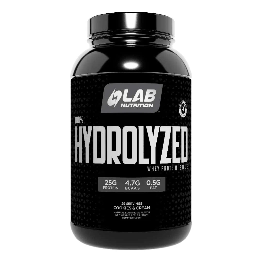 100 Hydrolyzed Protein Cookies and Cream 2lb