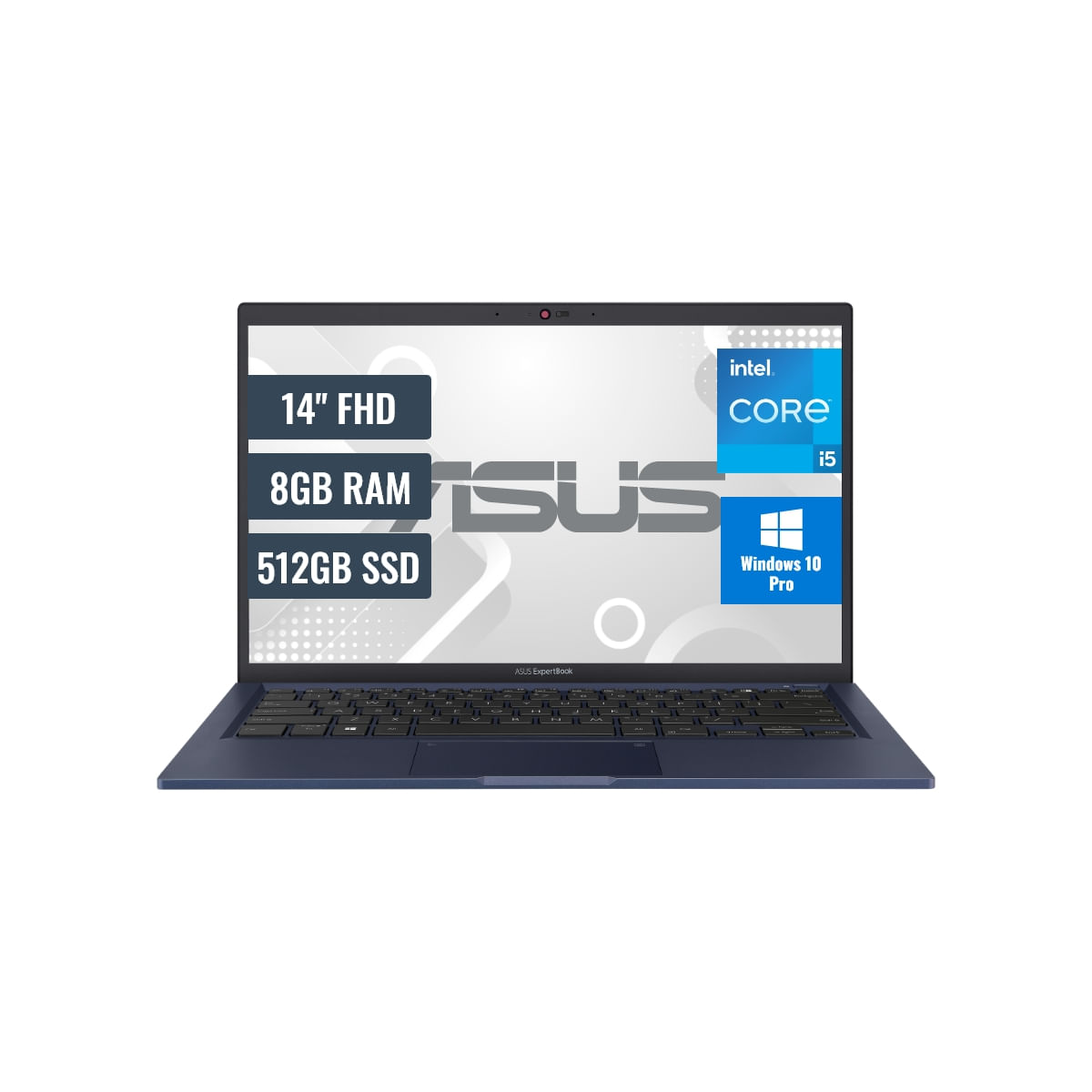 Laptop Asus B1400CEAE-EK0853R Intel Core i5-1135G7 8GB RAM 512GB SSD 14 Full HD LED Windows 10 Pro