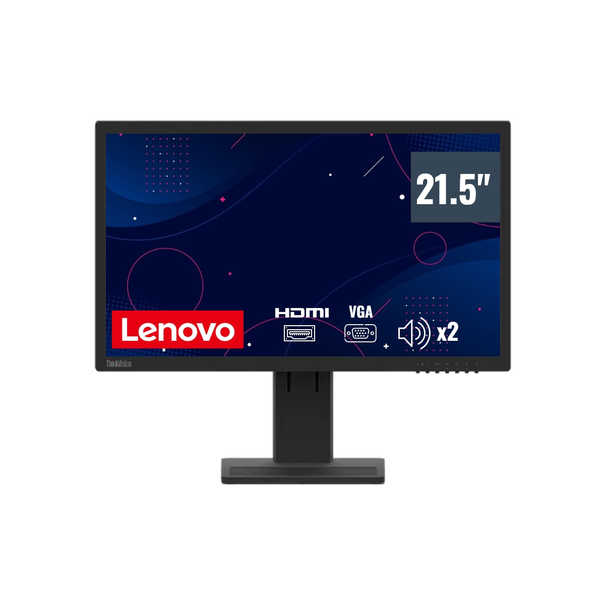 Monitor Lenovo ThinkVision E22-28 21.5 Full HD WLED IPS HDMI DP VGA