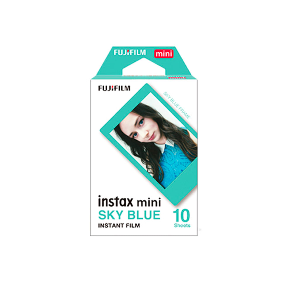 Pack de Pelicula Fujifilm Instax Mini Sky Blue x10