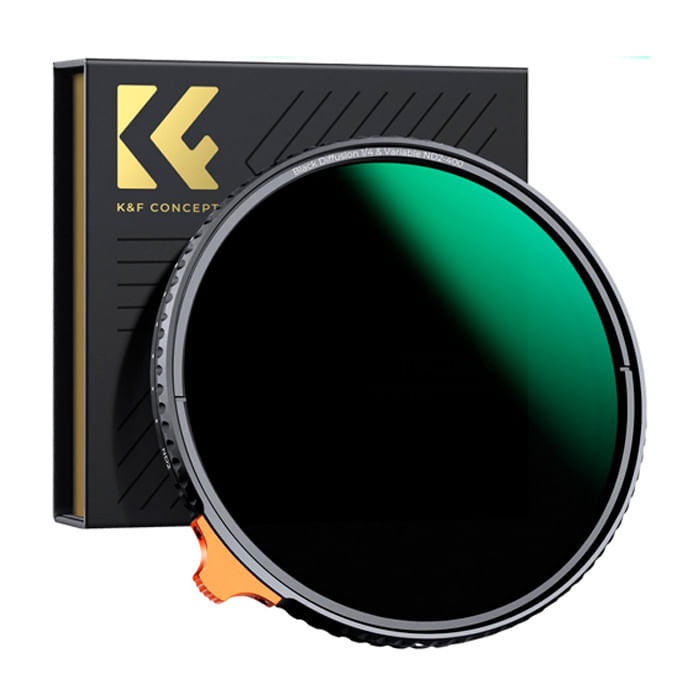 Filtro K&F Concept Black Mist 1/4+ND2 400 Serie Nano X 67mm KF01.2021