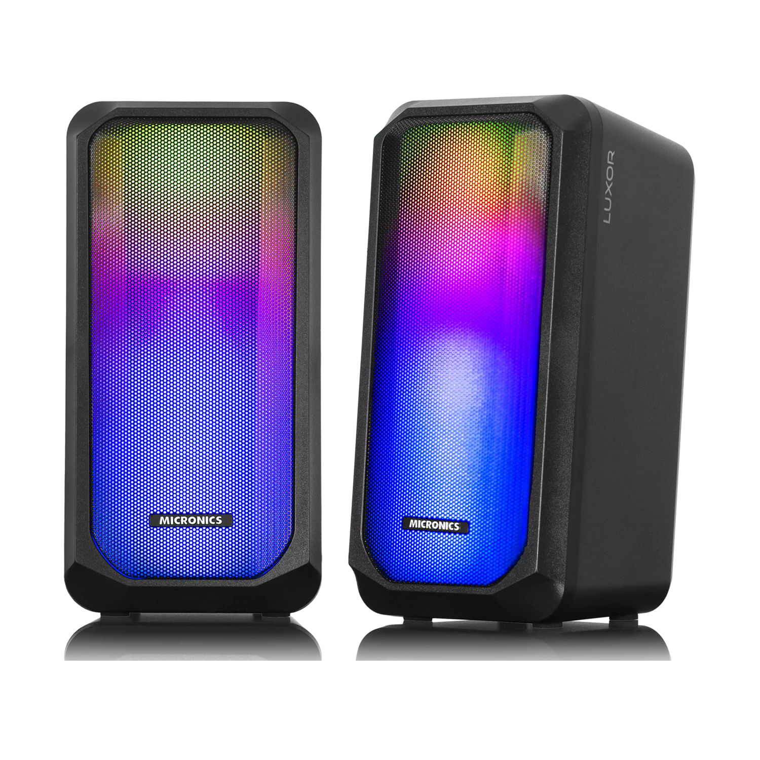 Parlante Mironics LUXOR - MIC S305 gamer iluminación LED RGB Flaming