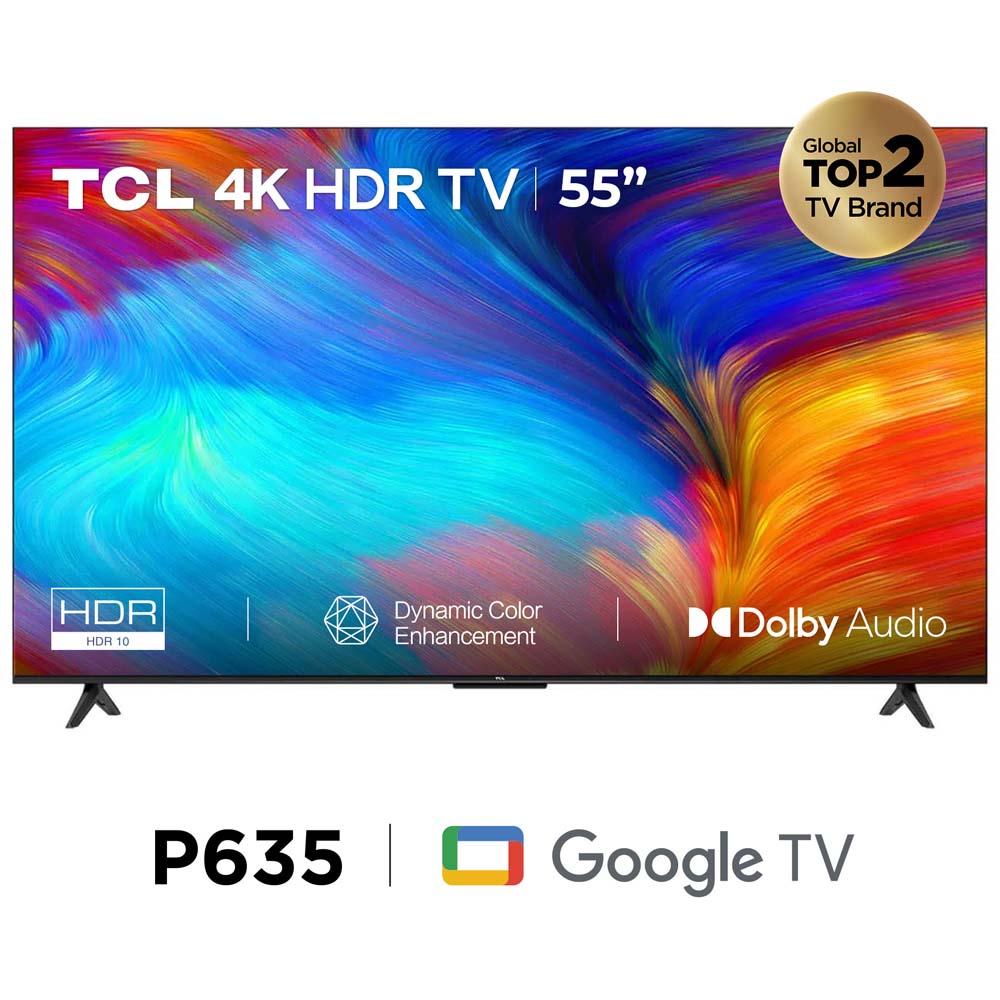 Televisor TCL LED 55" UHD 4K Smart Tv 55P635