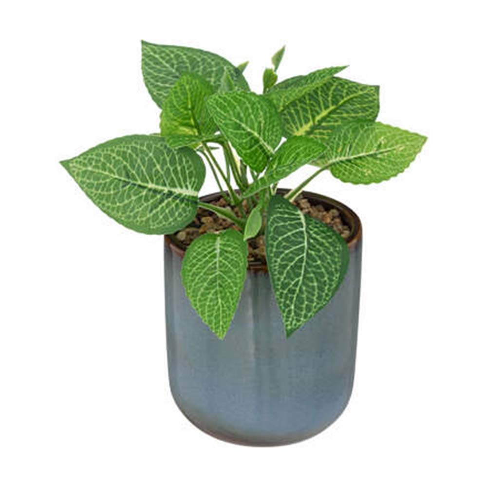 Planta artificial maceta Azul 16cm