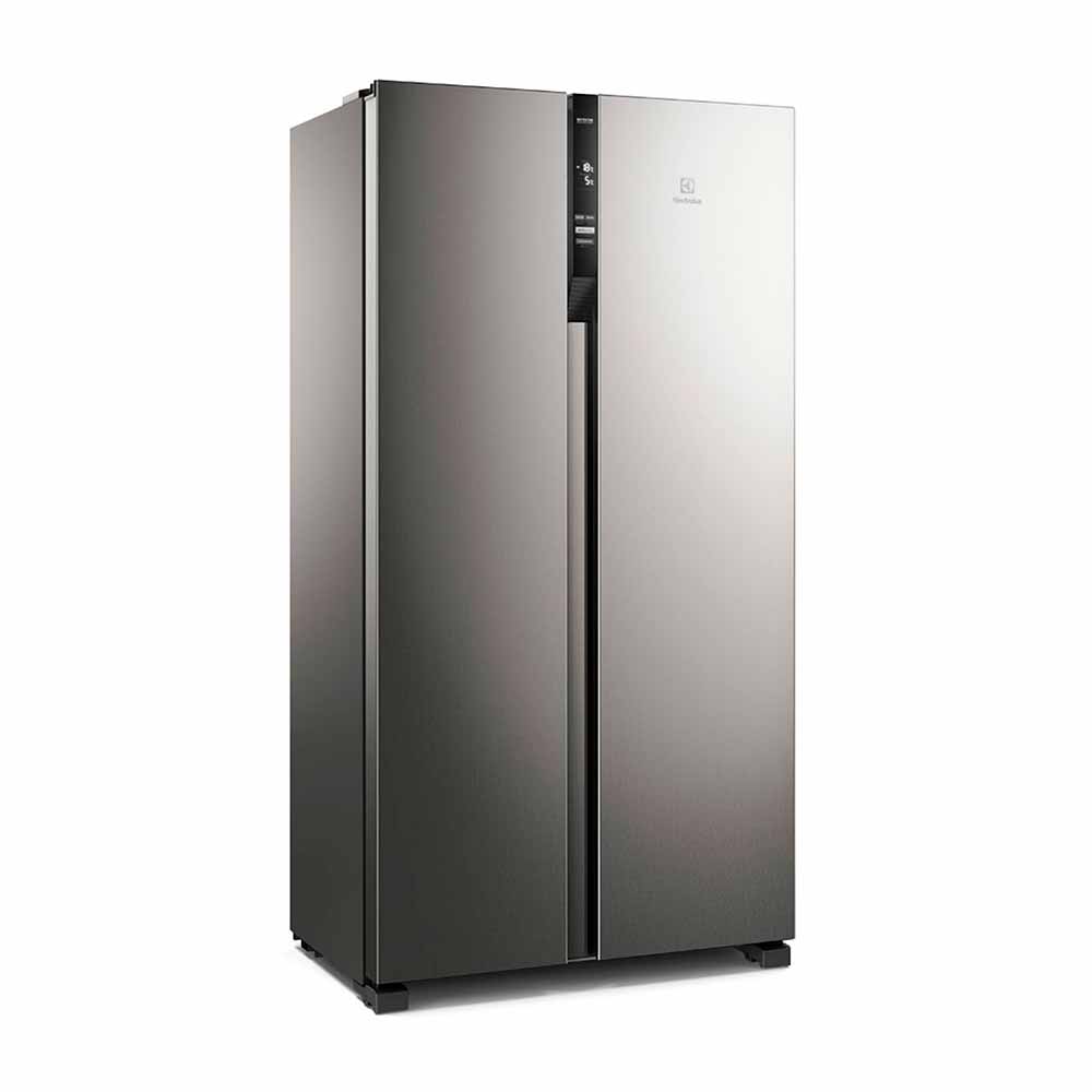 Refrigeradora Electrolux ERSA44V2HVG Side By Side 442L Gris