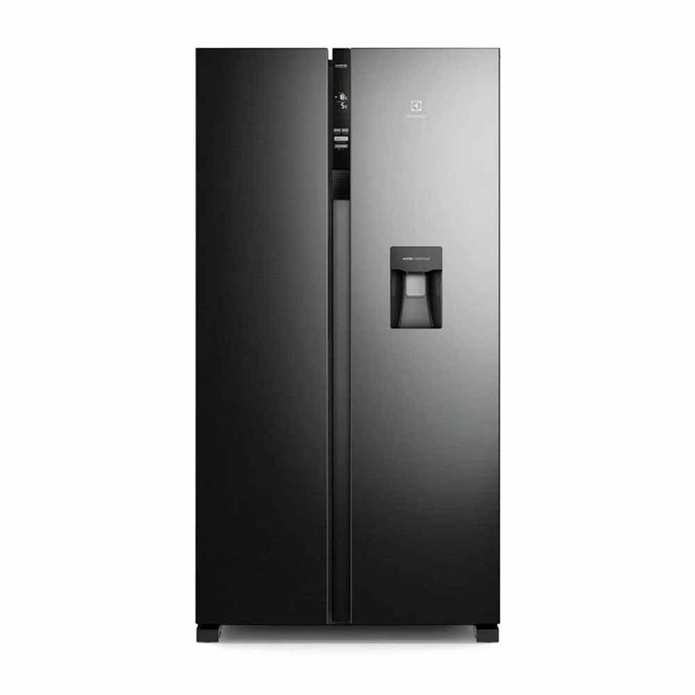 Refrigeradora Electrolux ERSA53K2HVB Side By Side 529L Negro